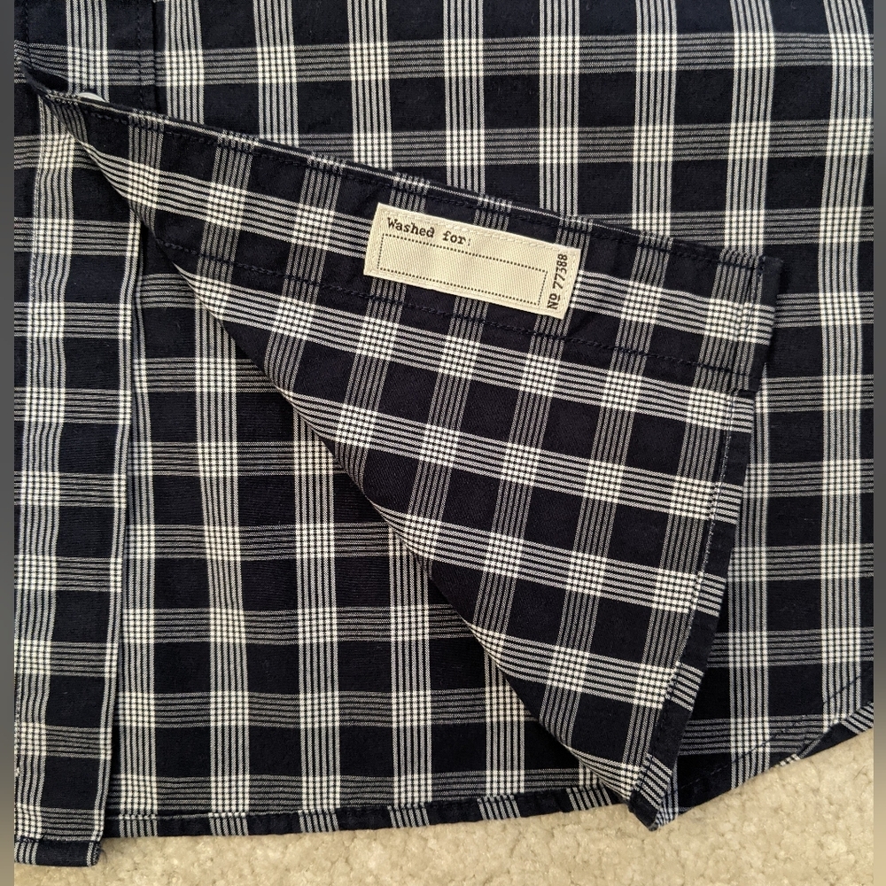 J.Crew blue white plaid shirt - Picture 6 of 6